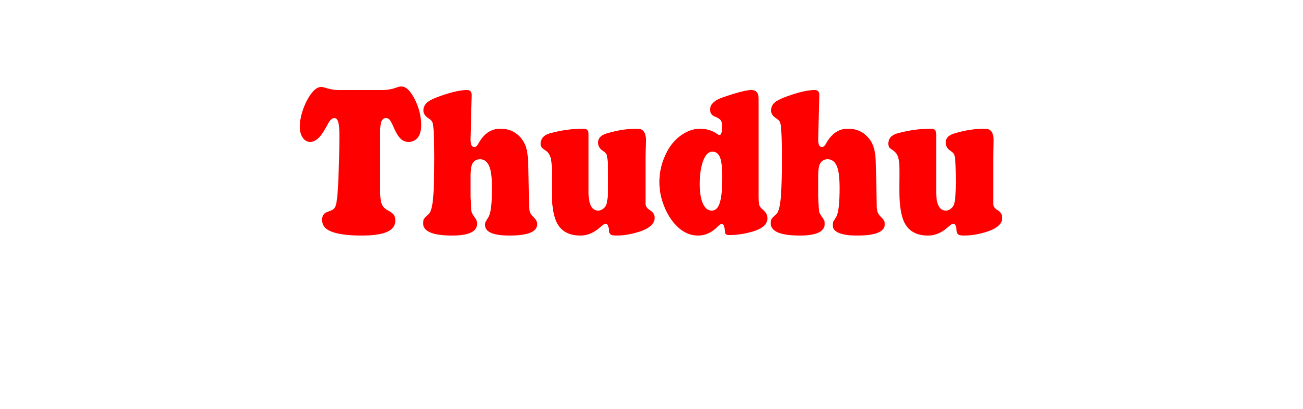 Thudhu